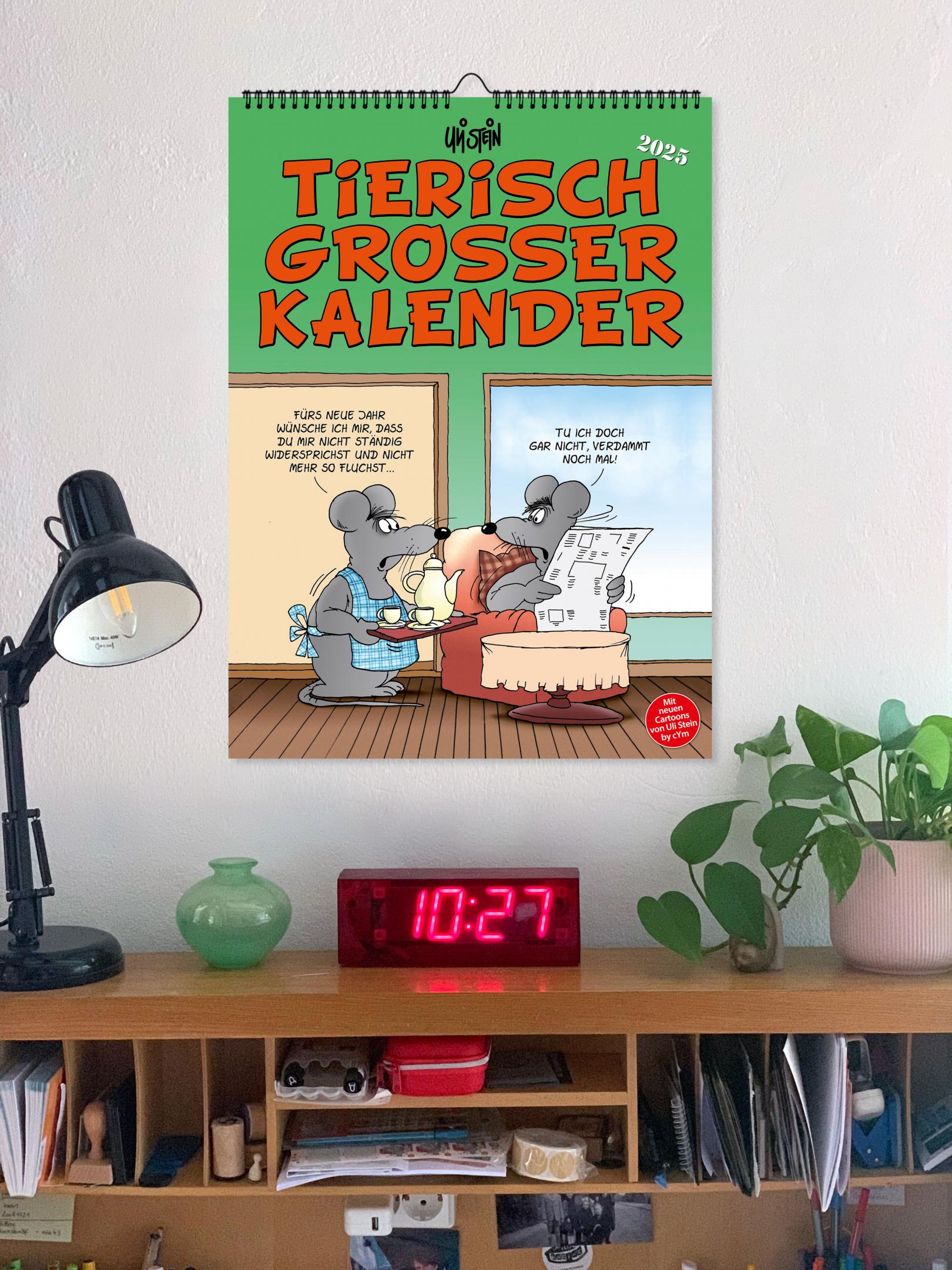 Uli Stein Tierisch Grosser Kalender 2025U955_25