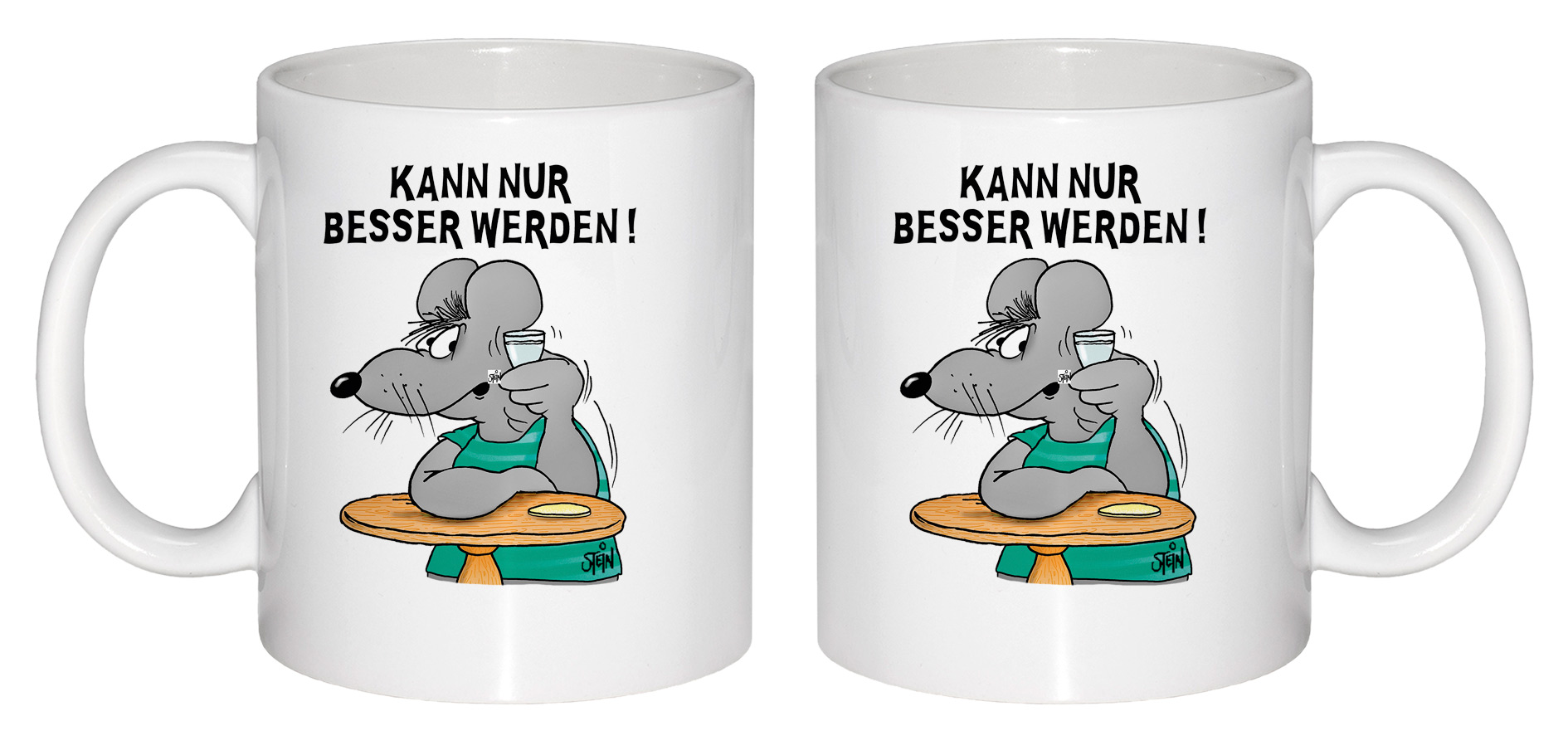 Becher "Kann nur besser werden"-U9872