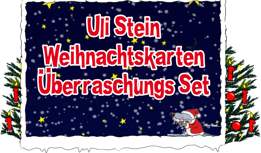Uli Stein Postkarten 10er Set "Weihnachten"
